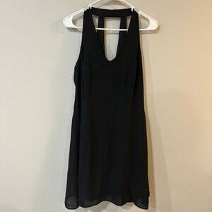 Laundry By Shelli Segal Black Halter Sleeveless Mini Dress Women's Size 12